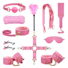 Charger l'image dans la galerie, BDSM 11PCS - Kits de retenue en cuir 11 pièces