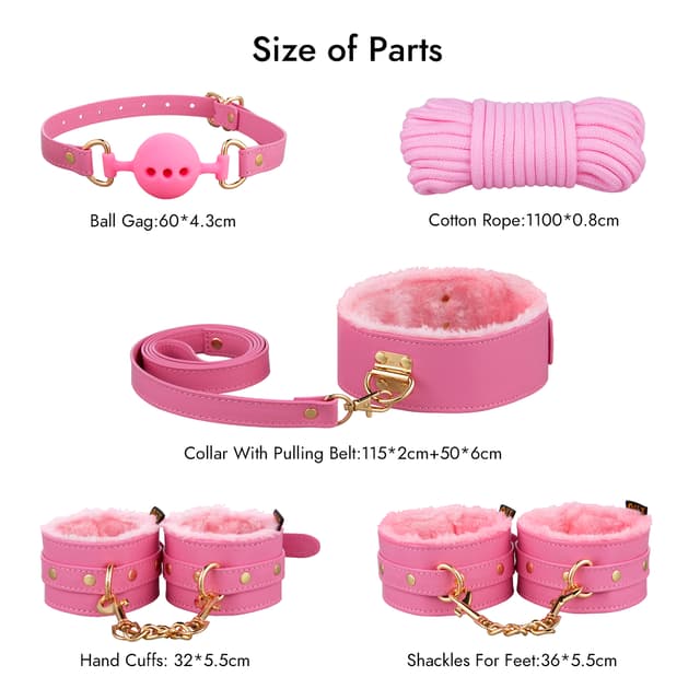 BDSM 11PCS - Kits de retenue en cuir 11 pièces