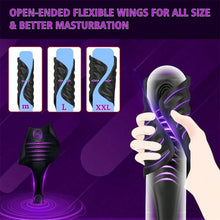 Charger l'image dans la galerie, 3 moteurs, 5 modes de tapotement, 10 modes de vibration, Penis Training Massager Silicone Sex toys pour hommes Vibromasseurs Jouets sexuels pour la masturbation des hommes