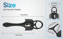 Charger l'image dans la galerie, Anneau De Cock Avec Stimulateur Clitoridien, 10 Modes De Vibration, Anneau De Pénis En Silicone Médical Étanche Pour Hommes, Jouets Sexuels Pour Couples Adultes