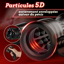 Charger l'image dans la galerie, Entraîneur de pénis vibrant Black Knight VI 5 Œufs vibrants