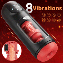 Charger l'image dans la galerie, Masturbateur masculin à 8 poussées et 8 vibrations à 3 canaux
