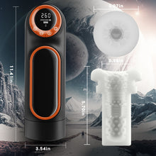 Charger l'image dans la galerie, Masturbâteur Homme Succion Automatique avec 10Mode de Vibration & Poussée Silicone Sex Toys Oral Masculin Va & Vient pour la Stimulation du Pénis Jouet Sexuel