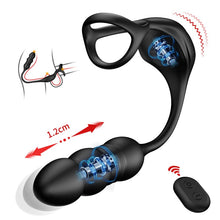 Charger l'image dans la galerie, Mike 9 Thrusting&Vibrating Wearable Prostate Prostate with Cock ring
