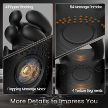 Charger l'image dans la galerie, Evans - Automatic 10 Finger Pinchin & Tapping for Massage Therapy Penis Vibrator