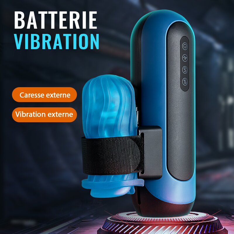 700 coups par minute 6 coups 10 Masturbateur cup vibrant