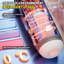 Charger l'image dans la galerie, Masturbateur Cup pour hommes avec 4 modes d'étirement et fonction de chauffage avec housse anti-poussière ajustable