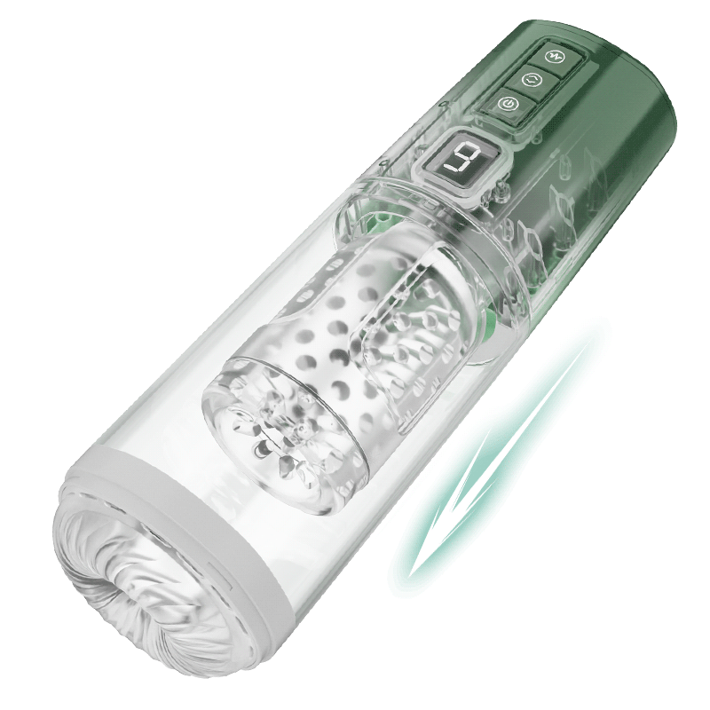 HULK Masturbateur de 8 téléscopique 8 rotation