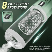 Charger l'image dans la galerie, HULK Masturbateur de 8 téléscopique 8 rotation