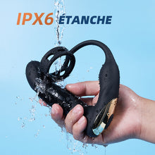 Charger l'image dans la galerie, Masseur de prostate en silicone vibrant et battant avec anneau pénien