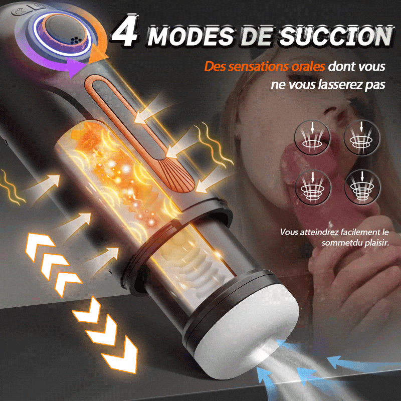 ALIEN 5 EN 1 Masturbateur cup avec haute technologie