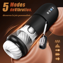 Charger l'image dans la galerie, ROCKET Masturbateur 3 Rotation 5 Vibration+Va-et-Viens chauffant