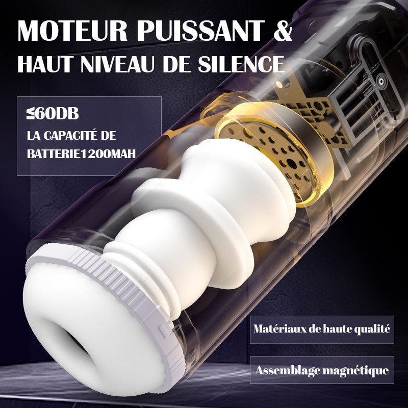 Masturbateur 7 Modes électrique Trois étapes de textures