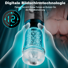 Charger l'image dans la galerie, Hunter- Masturbateur 9 poussant & tournant 9 aspirant Parfait pour les grandes tailles