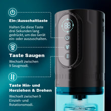 Charger l'image dans la galerie, Hunter- Masturbateur 9 poussant & tournant 9 aspirant Parfait pour les grandes tailles