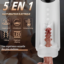 Charger l'image dans la galerie, 4 Poussée 4 Aspiration 10 Vibration Fonction chauffante Masturbateur cup