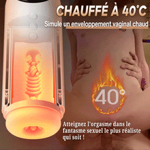Charger l'image dans la galerie, 4 Poussée 4 Aspiration 10 Vibration Fonction chauffante Masturbateur cup