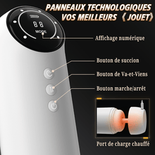 Charger l'image dans la galerie, 4 Poussée 4 Aspiration 10 Vibration Fonction chauffante Masturbateur cup