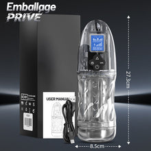 Charger l'image dans la galerie, Rogen - Transparence totale Vibration & Succion de Sensation fellation & voix Masturbateur