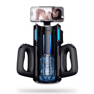 LETEN 10 Masturbateur à moteur à grande vitesse avec support pour téléphone