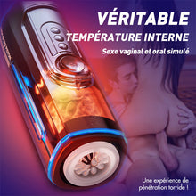 Charger l'image dans la galerie, Leten-X9 IV Masturbateur masculin rétractable, chauffant et audible