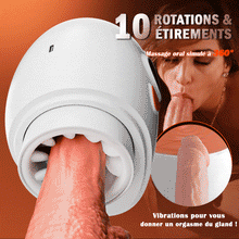 Charger l'image dans la galerie, Explorateur-Innovative Pleasure Masturbateur électrique à double entrée Massage des testicul