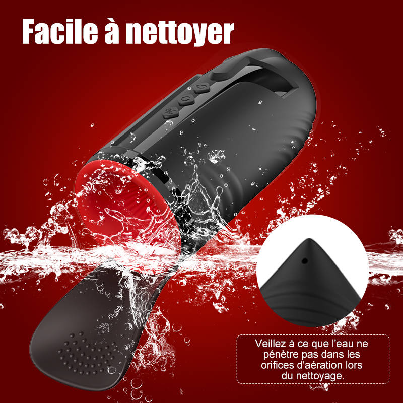 10 Vibration 5 Succion orale 3 Torsion Entraînement + Masturbation du gland