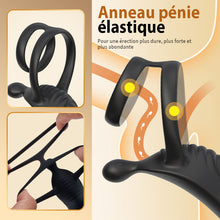 Charger l'image dans la galerie, Cyclone - Masseur de prostate avec doubles anneaux pour une expérience d'érection améliorée