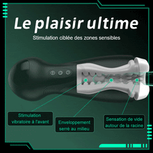 Charger l'image dans la galerie, Evolution-8 Succion 10 Vibration One Touch Orgasm Digital Vacuum Masturbator
