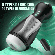 Charger l'image dans la galerie, Evolution-8 Succion 10 Vibration One Touch Orgasm Digital Vacuum Masturbator