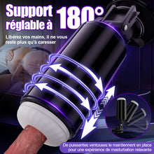 Charger l'image dans la galerie, Lightspeed-7 types d'extension et 7 types de rotation Support Ă  ventouse Masturbateur 4 en 1 pour homme