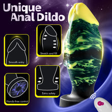 Charger l'image dans la galerie, Unique Hybrid Design Vibrating Anal Dildo With Suction Cup
