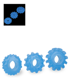 3 anneaux cockring phosphorescents Lumino