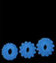 Charger l'image dans la galerie, 3 anneaux cockring phosphorescents Lumino