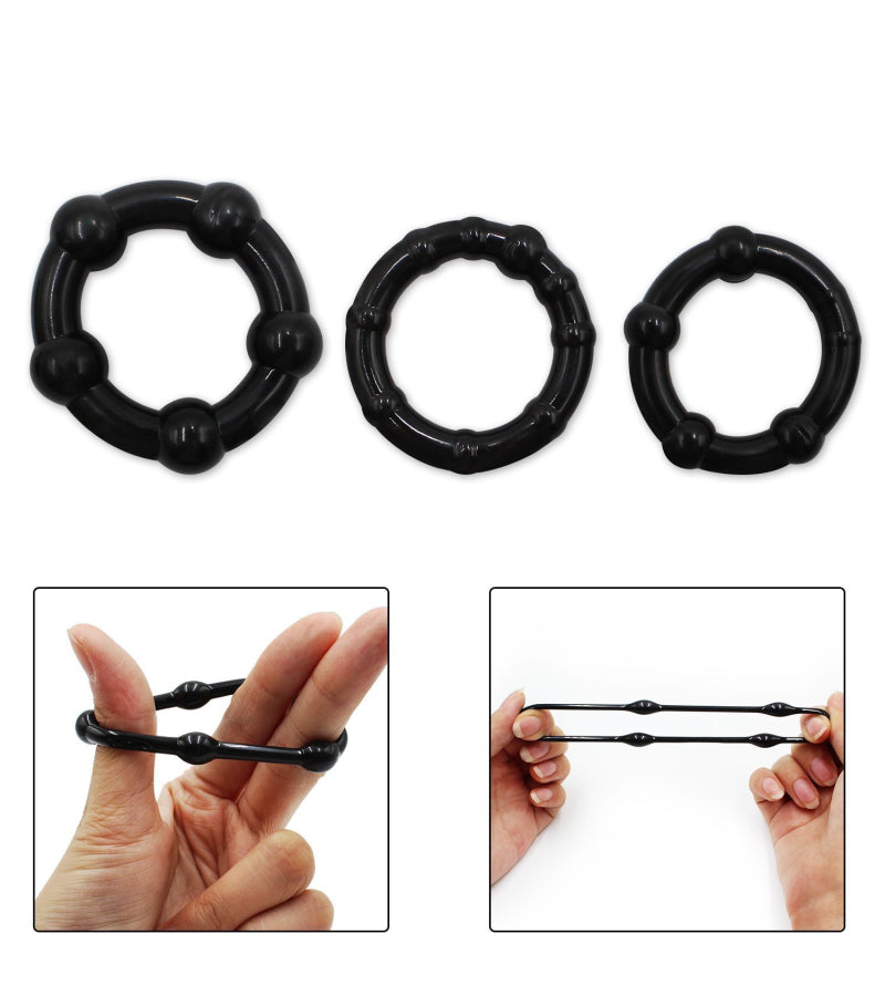 3 Anneaux cockring silicone