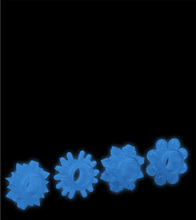 Charger l'image dans la galerie, 4 anneaux cockring phosphorescents Lumino