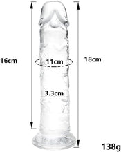 Charger l'image dans la galerie, Gode realiste de 18 cm pour femme, souple et adapté aux débutants. Doté d'une gode ventouse, idéal pour femmes et couples. Jouet sexuel pour adultes offrant des plaisirs intenses sex toys