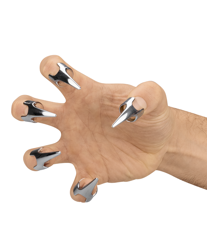 5 griffes en métal BDSM