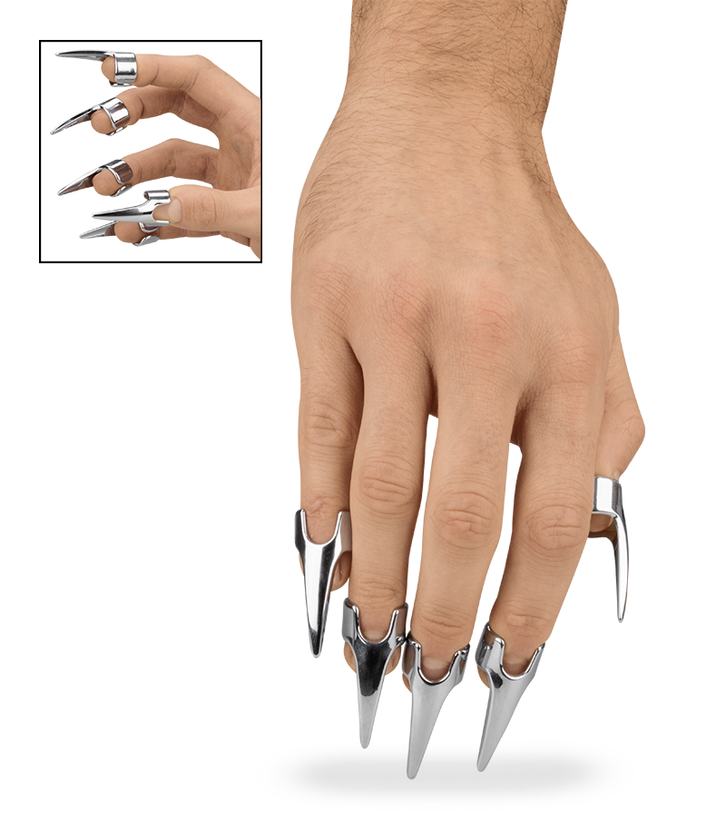 5 griffes en métal BDSM