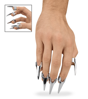 5 griffes en métal BDSM
