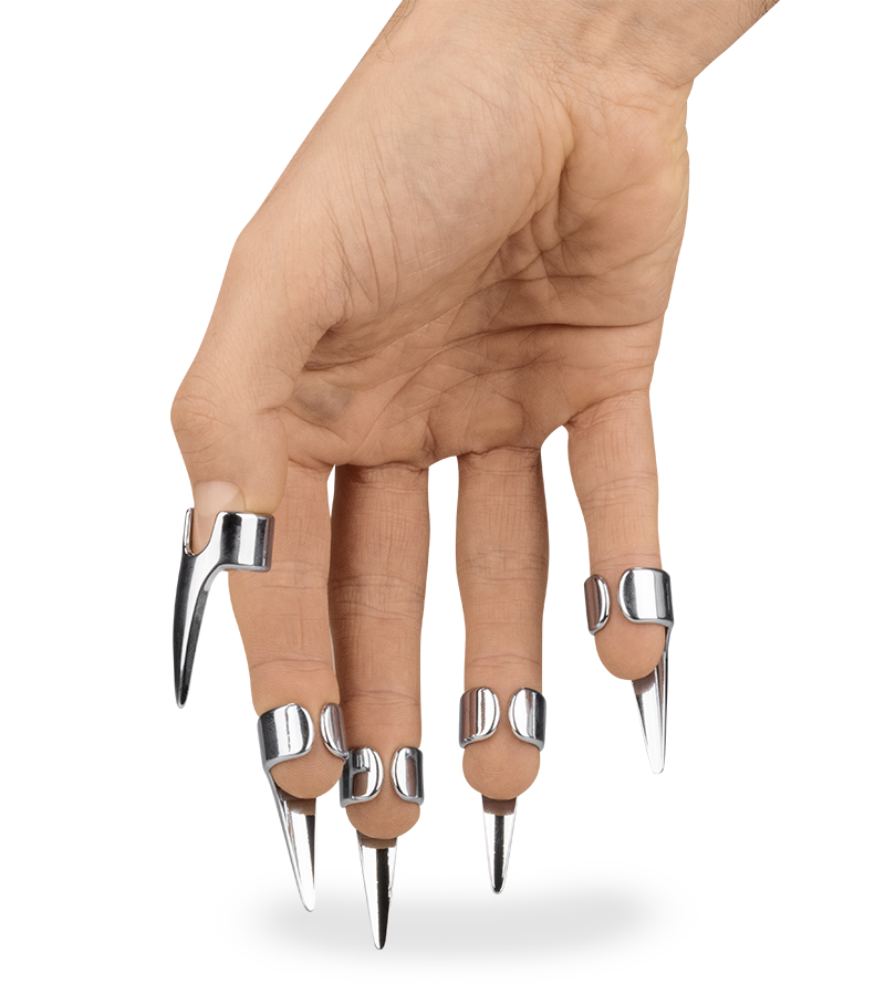 5 griffes en métal BDSM