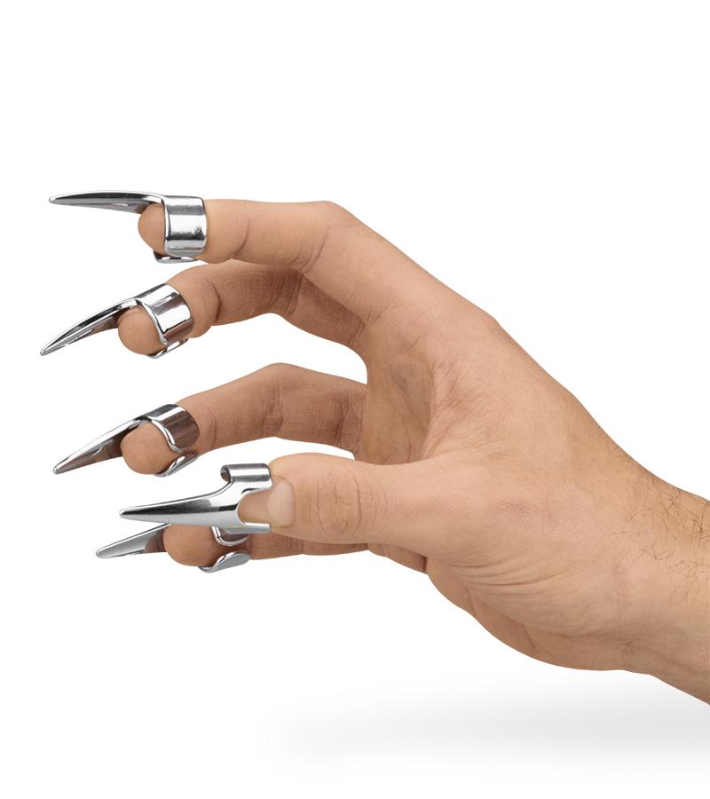 5 griffes en métal BDSM