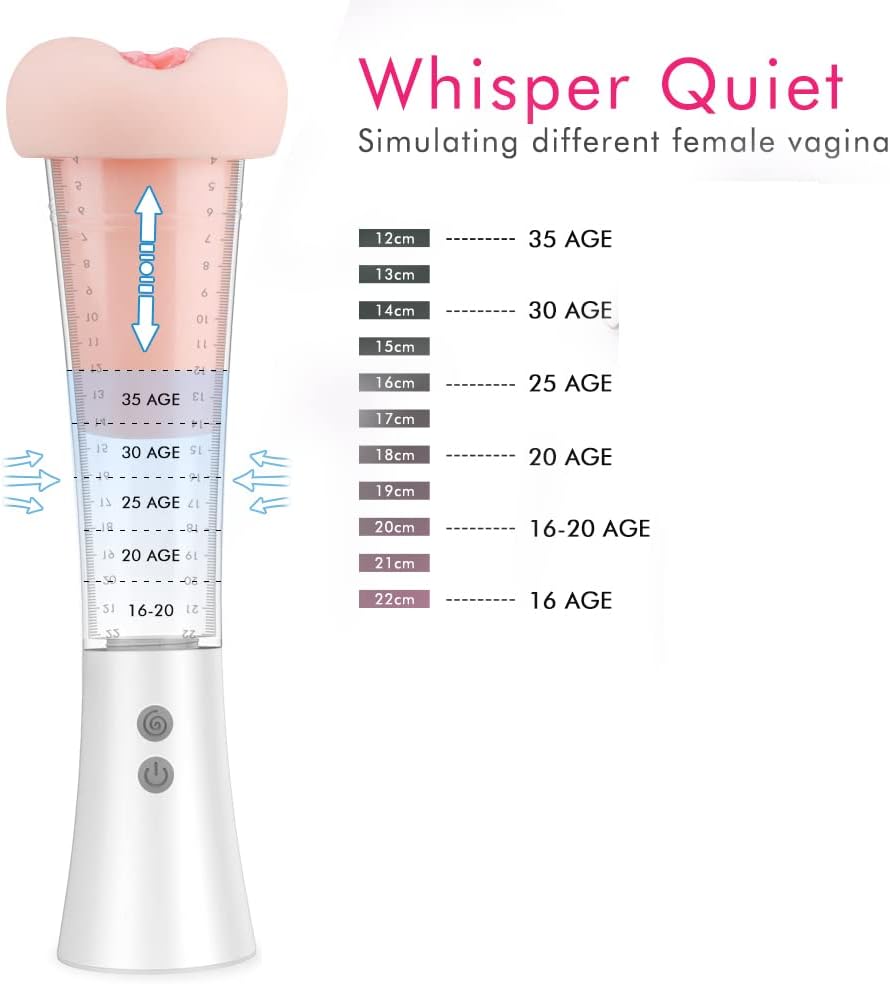 Appareil de Massage pour Hommes,Māştừrbateừr Aircraft Homme Électrique M-asturbateur Piston De Charge Réel Peau Feel Automatique À Piston Télescopique Modes Sucer USB Rechargeable șěxtøýs