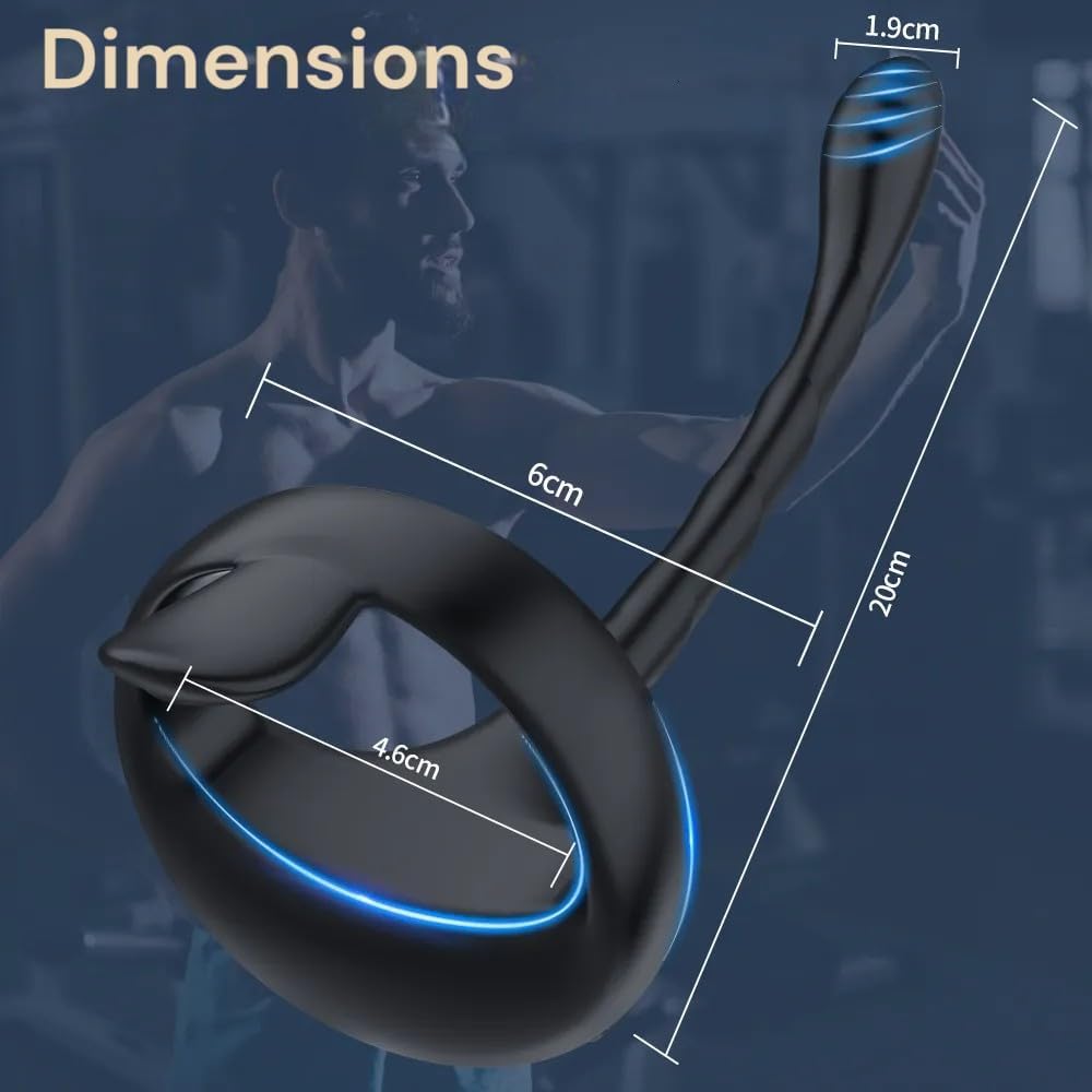 Sextoys plug anal - 5 EN 1 APP Masseurs de Prostate Vibrant avec Anneaux de Pénis - 10 Modes de Vibration -Télécommandé -Jouets Sexuels pour la Stimulation Anale Couple, Étanche