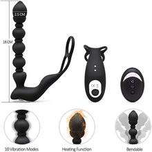 Charger l'image dans la galerie, Anale Stimulateur Masseur de électrique Prostâte Vibro Ànal Plug Vîbrant Sans Fil pour Homme Sëx toyspour pour Femme 10 Mode Télescopiques 10 Modes de Vibration 100% Étanche Silencieux va et vién