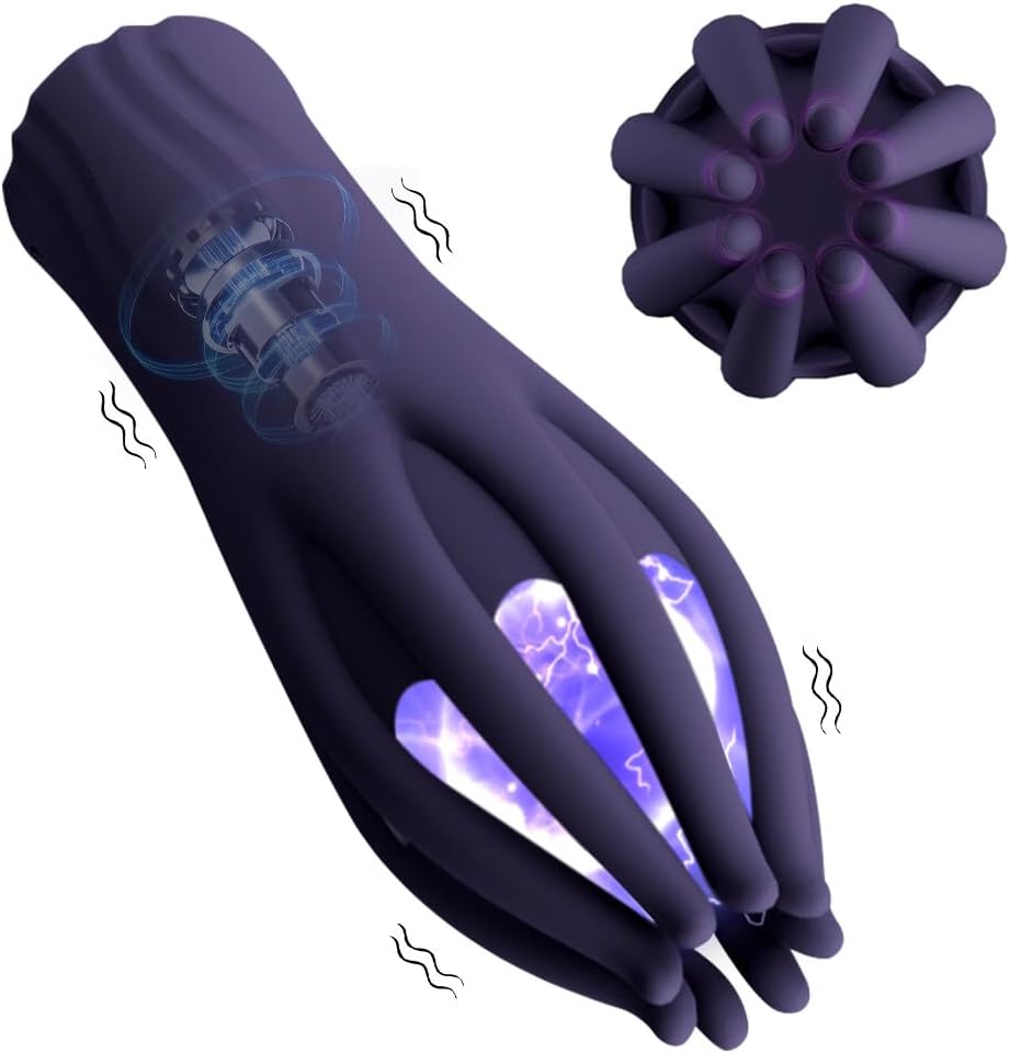 Masturbeuse Homme, Masturbateurs Masculins Masturbùteur Homme Mains Libres Automatique avec 10 Modes Vibration, Sex Toys Sexmasturbùteur Homme Vaginette Ultra Réaliste