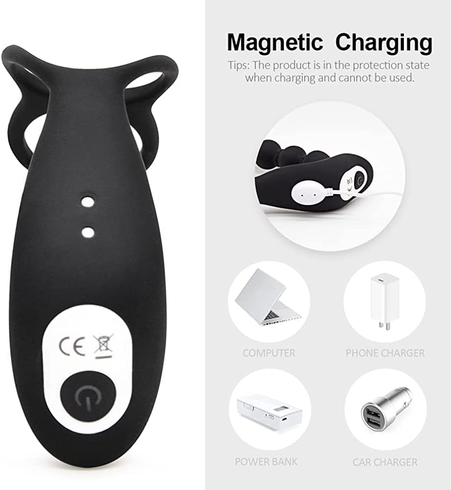 Anale Stimulateur Masseur de électrique Prostâte Vibro Ànal Plug Vîbrant Sans Fil pour Homme Sëx toyspour pour Femme 10 Mode Télescopiques 10 Modes de Vibration 100% Étanche Silencieux va et vién