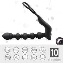 Charger l'image dans la galerie, Anale Stimulateur Masseur de électrique Prostâte Vibro Ànal Plug Vîbrant Sans Fil pour Homme Sëx toyspour pour Femme 10 Mode Télescopiques 10 Modes de Vibration 100% Étanche Silencieux va et vién