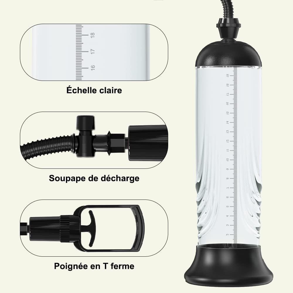 Améliorée Pompes à Pénis Sex Toys pour Homme - Pompe a Penisse Masturbeuse Homme avec Vaginette Silicone Pompe a Penis pour L'agrandissement du Pénis Sextoyse Homme Sex Toyspour pour Couple Plaisir