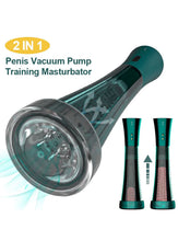 Charger l'image dans la galerie, Electric 2 IN 1 Penis Vacuum Pump 3 Modes Suction Training Masturbator